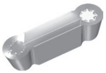 ZILD08-LC YD201 Grooving Insert; positive; HW ZILD08-LC YD201 Grooving Insert; positive; HW